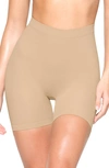 Skims Sculpt Mid Thigh Shorts In Clay