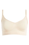 Skims Unlined Bralette In Sand