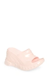 Givenchy Women's Marshmallow Wedge Sandals In Rubber In Light Pink