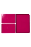 Great Jones Sheet Show 3-piece Nonstick Sheet Pan Set In Raspberry