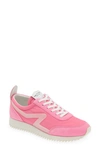 Rag & Bone Retro Runner Sneakers In Neon Pink Leather