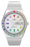 TIMEX Q RAINBOW EXPANSION BRACELET WATCH, 36MM