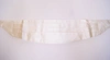 Dolce & Gabbana White Waist Tuxedo Smoking Belt Cummerbund In White