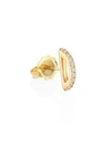 PAIGE NOVICK Cara Diamond & 18K Yellow Gold Single Stud Earring