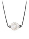 DAVID YURMAN Solari Station Necklace with Diamonds and Pearls