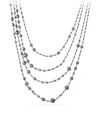 DAVID YURMAN Oceanica Pearl and Bead Link Necklace with Grey Pearls and Hematine