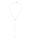 Zoë Chicco Black Diamond & 14K Rose Gold Lariat Necklace