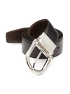 ERMENEGILDO ZEGNA REVERSIBLE LEATHER BELT,400088378875