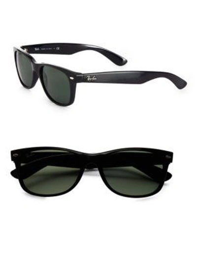Ray Ban Rb2132 55mm New Wayfarer Sunglasses In Black