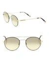 ETNIA BARCELONA Vintage Born Sun 50MM Double-Bridged Round Sunglasses