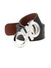 FERRAGAMO Adjustable & Reversible Gancini Buckle Belt