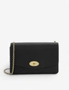 MULBERRY MULBERRY WOMEN'S BLACK DARLEY SMALL GRAINED-LEATHER CLUTCH BAG,74740048