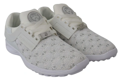 Plein Sport Polyester Runner Beth Sneakers Women's Shoes In White