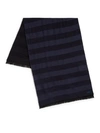 KENZO Wool-Blend Striped Scarf