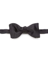 Eton Solid Silk Bow Tie In Black