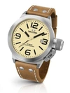 TW Steel Canteen 45MM Stainless Steel & Leather Strap Watch