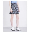 CLAUDIE PIERLOT Sun high-rise cotton-blend skirt