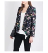 THE KOOPLES Floral-print crepe jacket