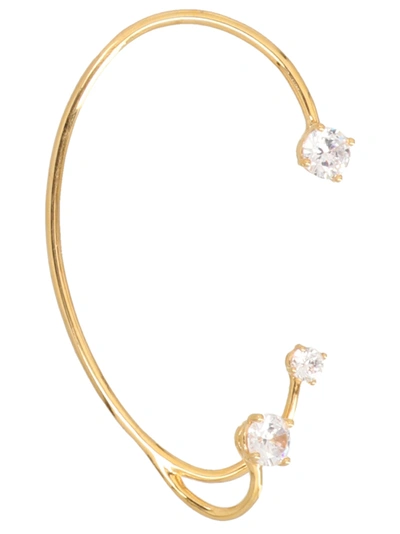 Panconesi Crystal Ear Cuff In Gold