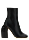 OFF-WHITE TONAL SPRING BOOTS, ANKLE BOOTS BLACK