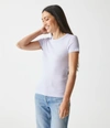 Michael Stars Fallon Shine Tee In Pomodoro