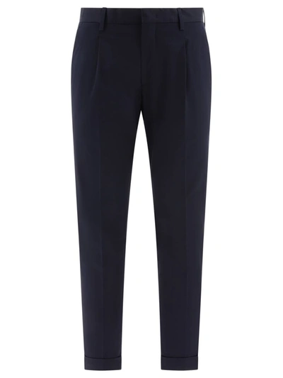 Briglia 1949 Off-centre Fastening Trousers In Black