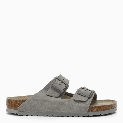 Birkenstock Slide Arizona In Gray