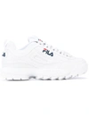 Fila White Polyester Sneaker