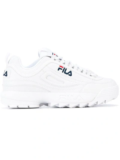 Fila Plain Disruptor Trainers In White