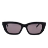 Givenchy Women's Gv Day 55mm Rectangular Sunglasses In Shiny Black