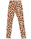Gucci Strawberry Cotton Skinny Pant In Multi
