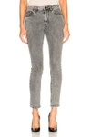 SAINT LAURENT CROPPED SKINNY JEANS IN GRAY.,469137 Y869L