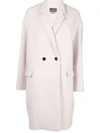 Isabel Marant Notched-lapels Single-breasted Coat In White
