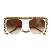 Linda Farrow Sunglasses In White