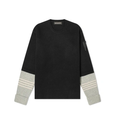 Neil Barrett Wool And Cashmere Jumper In Black