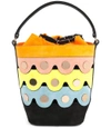 PIERRE HARDY Multicolor 'Penny' Lace Bucket Bag,642171843745469541