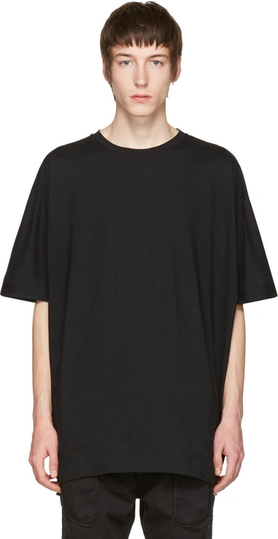 Helmut Lang Black Oversized Uni Sleeve T-shirt