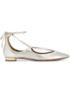 AQUAZZURA Christy平底鞋,CHRFLAA0NPLFD512103553