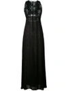 AMEN long embellished lace panel dress,DRYCLEANONLY