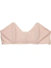 Fleur Du Mal Bandeau Bra In Neutrals
