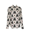 VALENTINO Ivory 'Love Blades' Button-Up Blouse,VAL35R8H