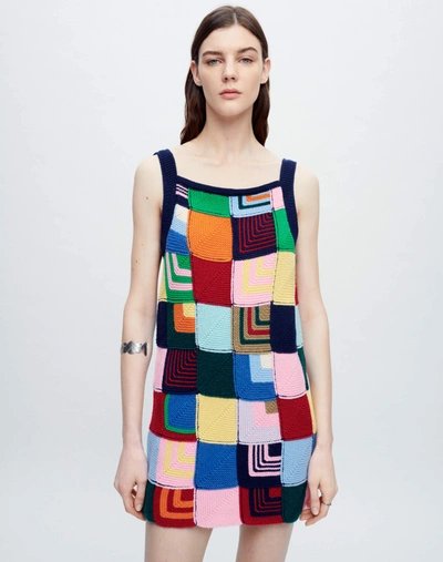 RE/DONE PATCHWORK DRESS