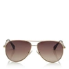 JIMMY CHOO JEWLY Bronze Aviator Sunglasses