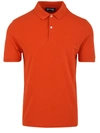 Vilebrequin Washed Polo Shirt In Orange