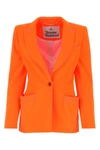 Vivienne Westwood Multiple-pocket Single-breasted Blazer In Orange