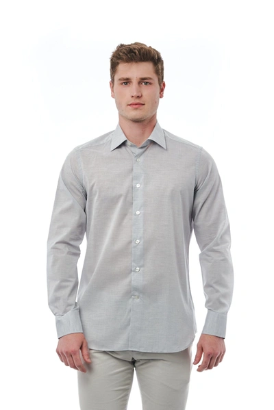 Bagutta Grey Cotton Shirt