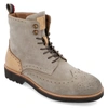 Thomas & Vine Welch Wingtip Leather Boot In Brown