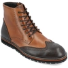 Thomas & Vine Elijah Wingtip Ankle Boot In Tan