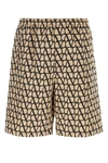 Valentino Toile Iconographe-print Knee-length Shorts In Printed