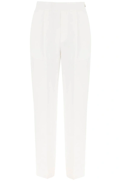 Agnona Linen Trousers In White